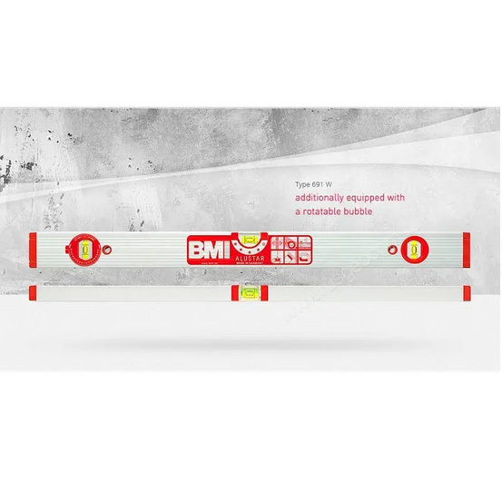 Строительный уровень BMI Alustar 691W 40 см
