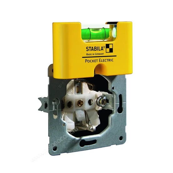 Строительный уровень Stabila Pocket Electric с чехлом на пояс