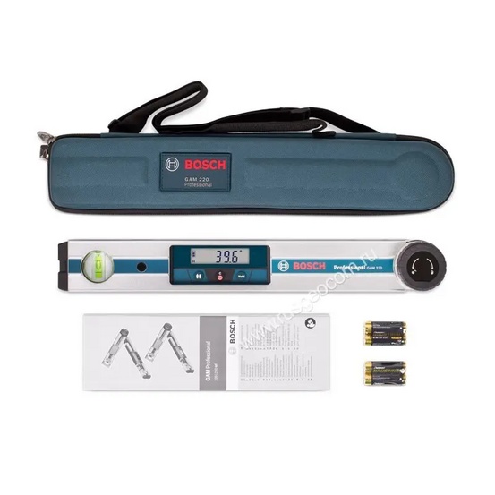 Угломер Bosch GAM 220 (0.601.076.500) с калибровкой