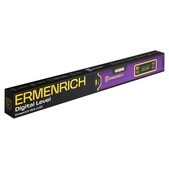 Цифровой уровень Ermenrich Verk LL60 фиолетовый