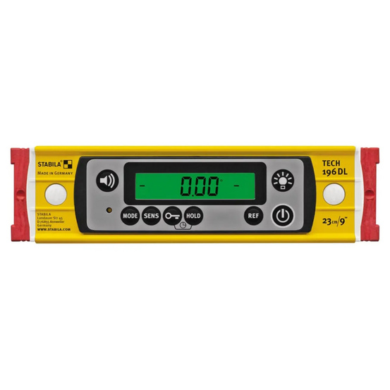 Электронный уровень STABILA TECH 196 DL 23см с калибровкой