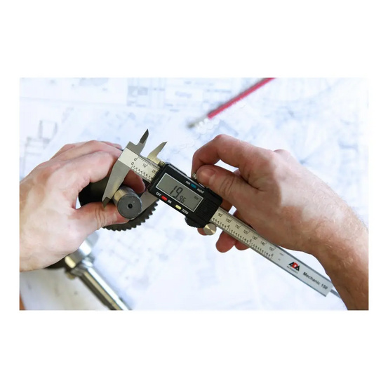 Цифровой штангенциркуль ADA Mechanic 150 с калибровкой