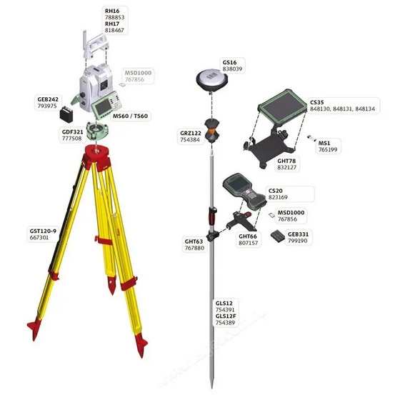 Сканирующий тахеометр Leica MS60 1
