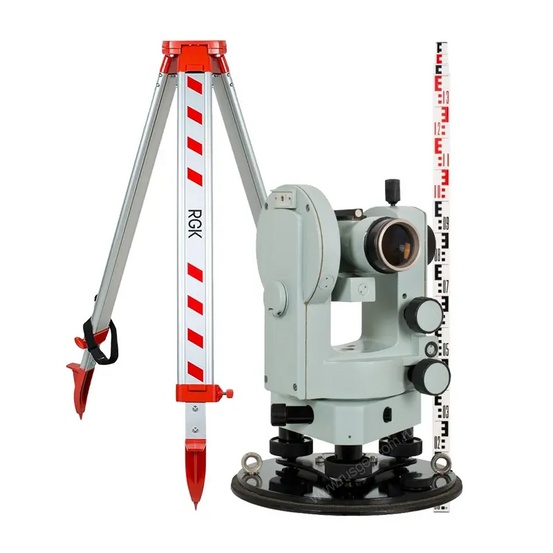 Комплект теодолит с хранения УОМЗ 2Т30П кат B 1986-1991 г.в. штатив рейка - 3 в 1