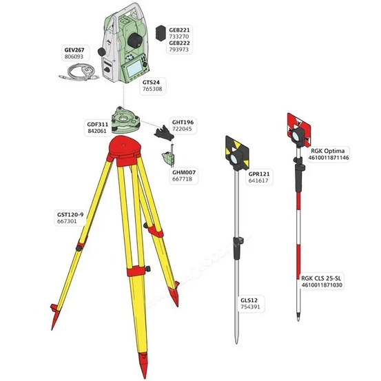 Тахеометр Leica TS02plus R500 3