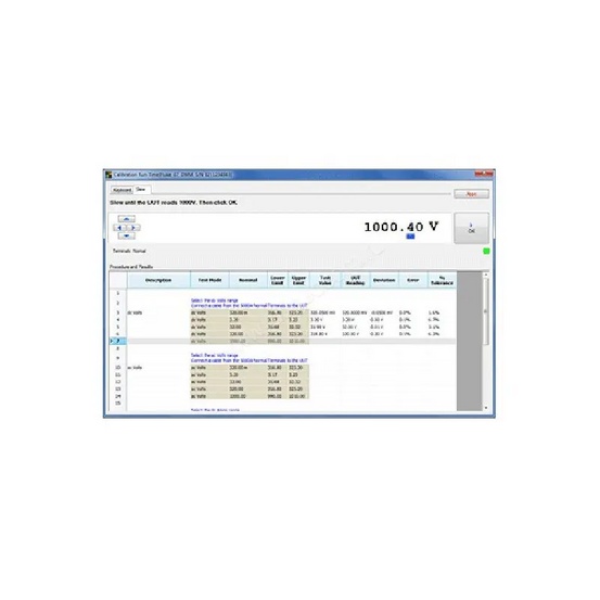 Программа калибровки Fluke 5080/CAL для многоцелевых калибраторов серии Fluke 5xxx
