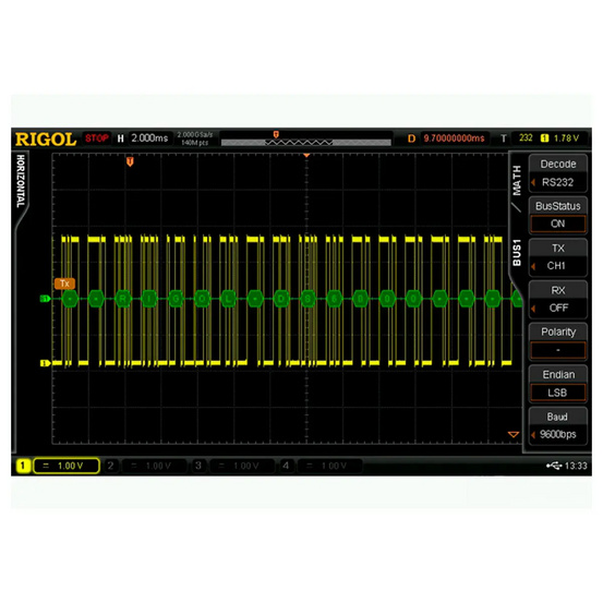 Опция декодирования RS232/UART для DS6000 SD-RS232-DS6000