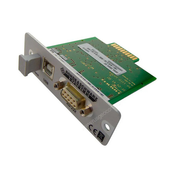 Опция сдвоенная интерфейсная плата USB-B/RS-232 Rohde & Schwarz HO720