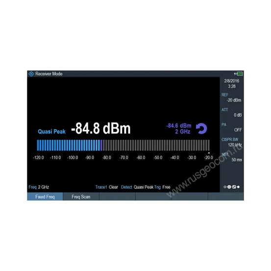 Опция режима приемника Rohde & Schwarz FPH-K43