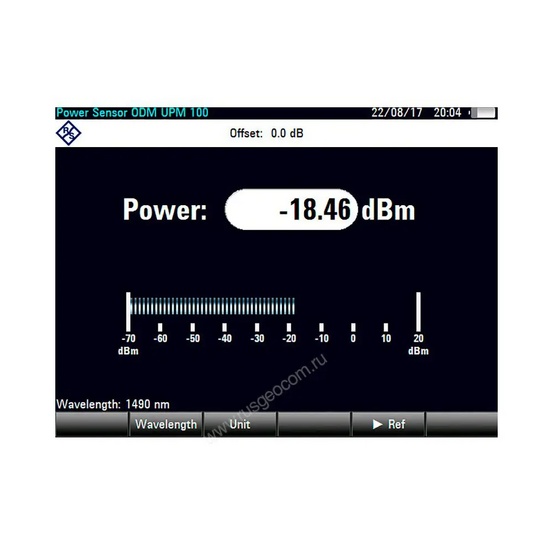 Опция измеритель мощности в канале Rohde & Schwarz ZVH-K19