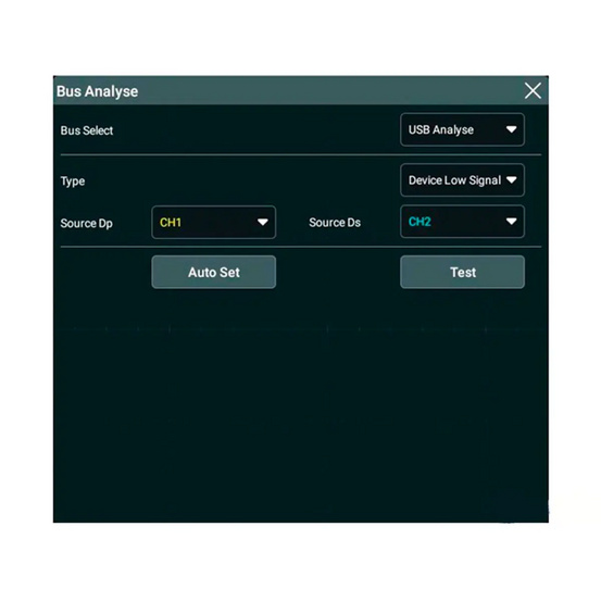Опция предварительного тестирования USB2.0 DS70000-USBC
