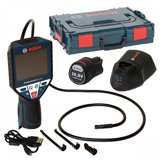 Видеоэндоскоп Bosch GIC 120 C+Аккумулятор 10.8V+L-Boxx (0.601.241.201)