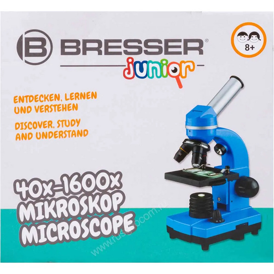 Микроскоп Bresser Junior Biolux SEL 40–1600x, зеленый