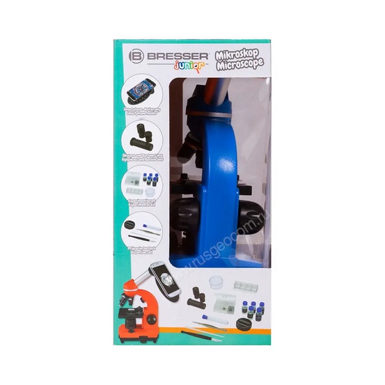 Микроскоп Bresser Junior Biolux SEL 40–1600x, синий