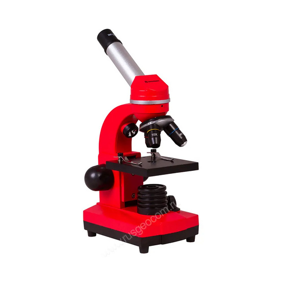 Микроскоп Bresser Junior Biolux SEL 40–1600x, красный