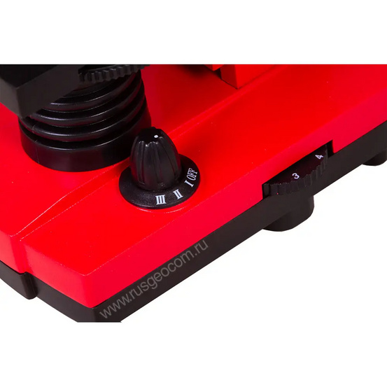 Микроскоп Bresser Junior Biolux SEL 40–1600x, красный