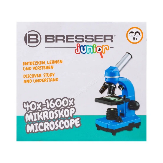Микроскоп Bresser Junior Biolux SEL 40–1600x, фиолетовый