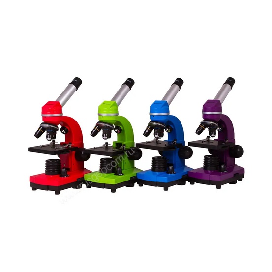 Микроскоп Bresser Junior Biolux SEL 40–1600x, фиолетовый