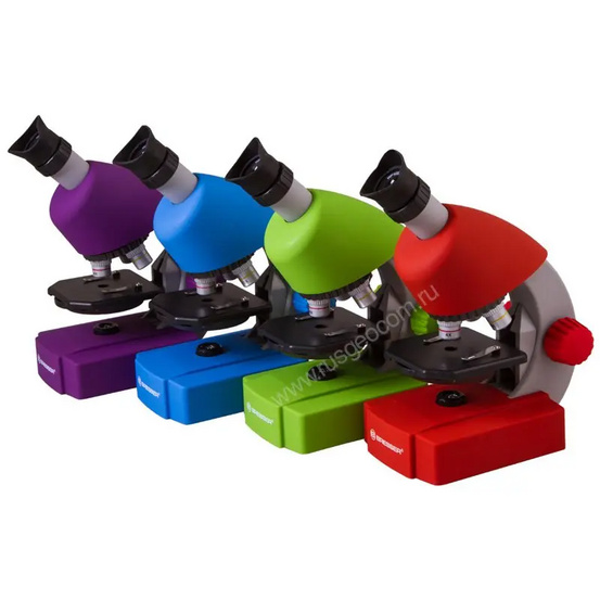 Микроскоп Bresser Junior 40x-640x, фиолетовый