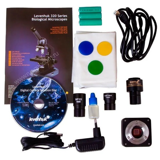 Цифровой микроскоп Levenhuk D320L PLUS
