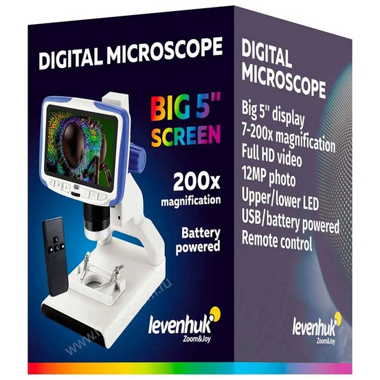 Цифровой микроскоп Levenhuk Rainbow DM500 LCD