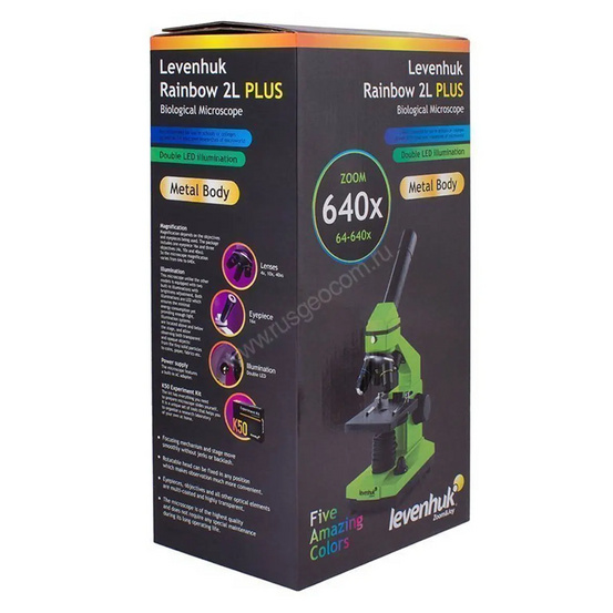 Микроскоп Levenhuk Rainbow 2L PLUS Amethyst (Аметист)