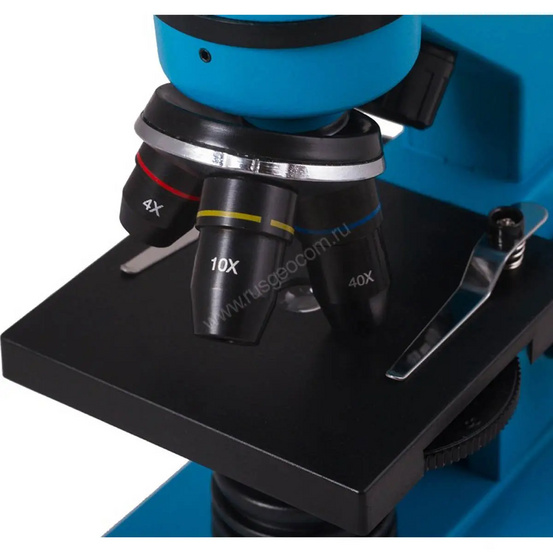 Микроскоп Levenhuk Rainbow 2L Azure (Лазурь)