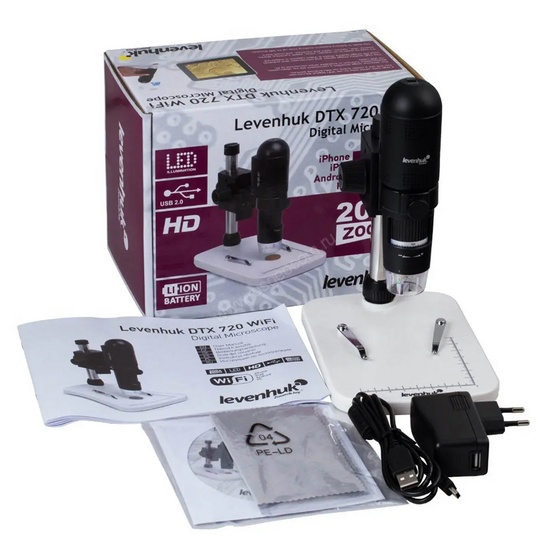 Цифровой микроскоп Levenhuk DTX 720 WiFi