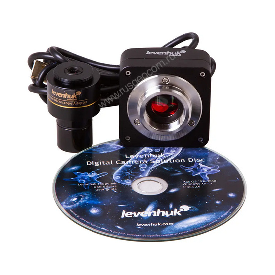 Микроскоп цифровой Levenhuk D900T, 5,1 Мпикс, тринокулярный