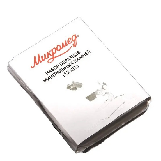 Набор образцов минеральных камней 12 шт