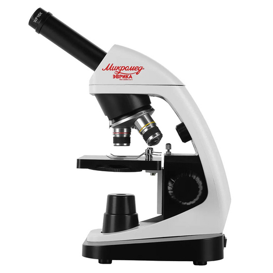 Микроскоп школьный Микромед Эврика 40x-1600x (вар. 3) с видеоокуляром