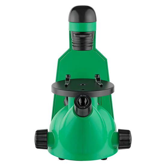 Микроскоп школьный Микромед Эврика 40x-320x инвертированный (лайм)