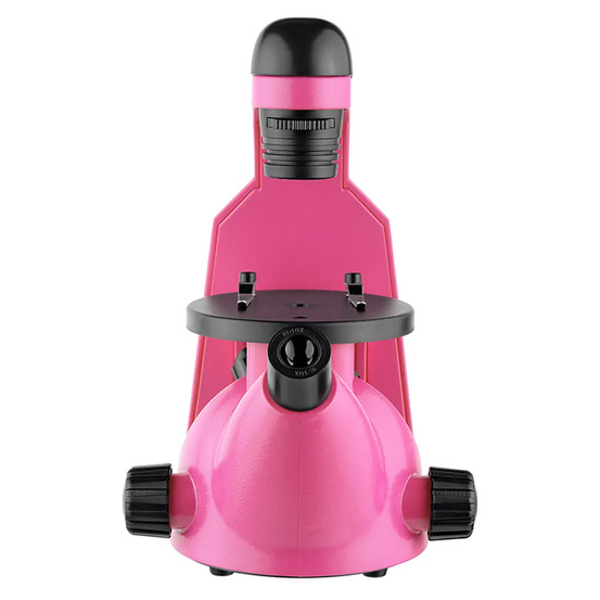 Микроскоп школьный Микромед Эврика 40x-320x инвертированный (фуксия)