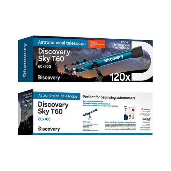 Телескоп Discovery Sky T60 с книгой