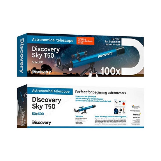 Телескоп Discovery Sky T50 с книгой