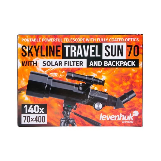 Телескоп Levenhuk Skyline Travel Sun 70