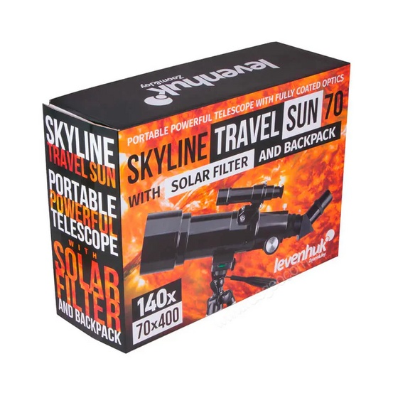 Телескоп Levenhuk Skyline Travel Sun 70