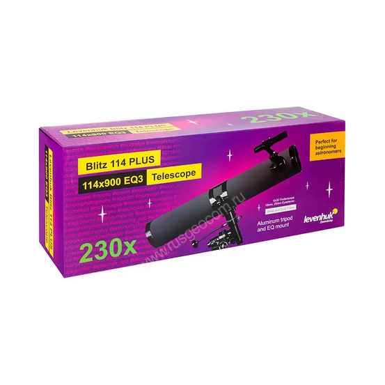 Телескоп Levenhuk Blitz 114 Plus