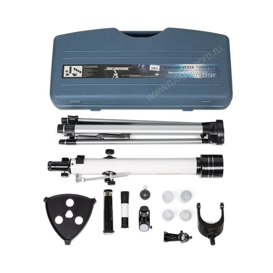 Телескоп Veber F 700/60TXII AZ в кейсе