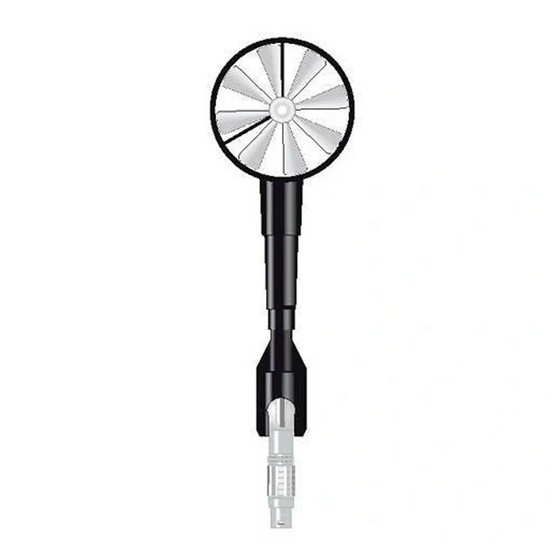 Изгибаемый зонд-крыльчатка (угол изгиба 90°), D 60 мм Testo