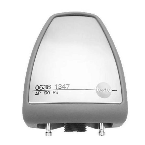 Зонд давления, 100 гПа в прочном металлическом корпусе Testo