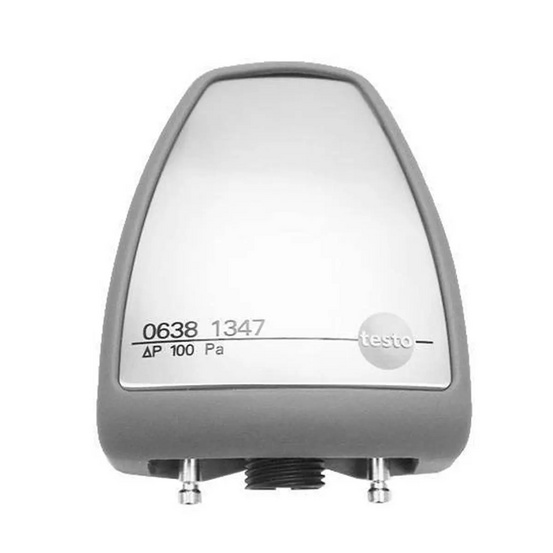 Точный зонд давления, 100 Па в прочном металлическом корпусе Testo