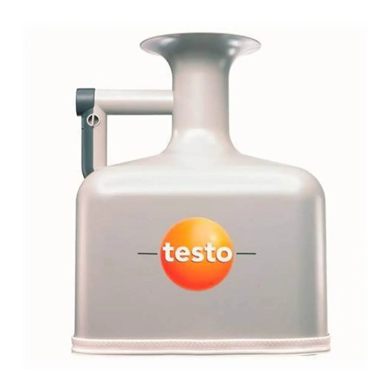 Воронка для измерения объемного расхода Testo testovent 410