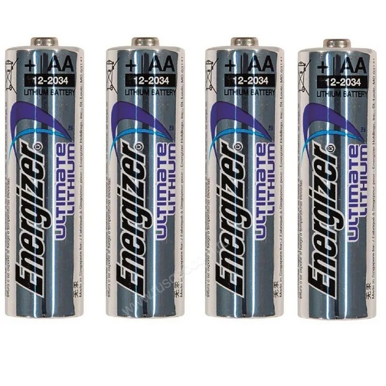 4 батареи Energizer Mignon AA Testo