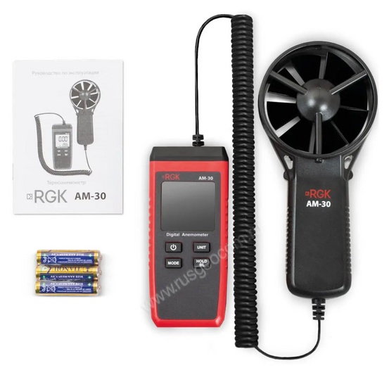Термоанемометр RGK AM-30 с поверкой