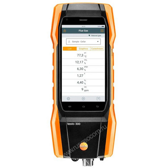 Комплект Testo 300 Longlife (O2, СО с H2-компенсацией до 8 000 ppm)