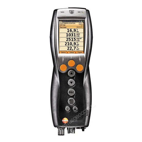 Комплект Testo 330-1 LL NOx с мультиметром Testo 760-2