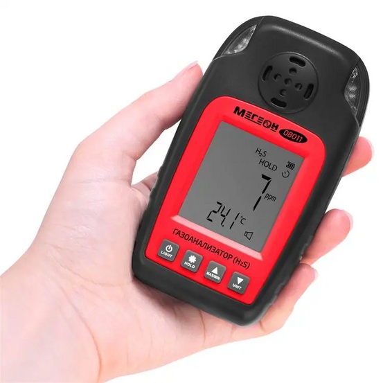 Газоанализатор (измеритель концентрации сероводорода) МЕГЕОН 08011