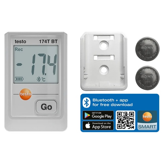 Логгер Testo 174 T BT Bluetooth белый