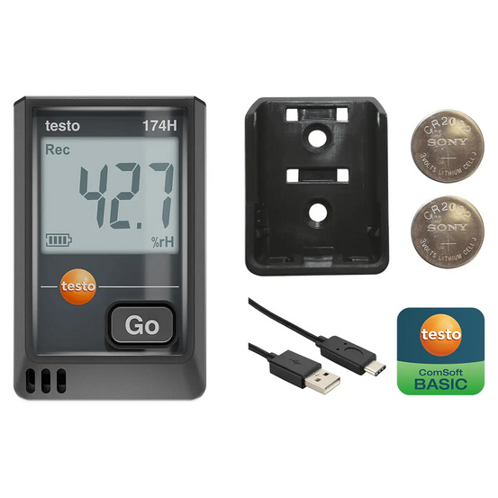 Логгер Testo 174 H USB-C чёрный